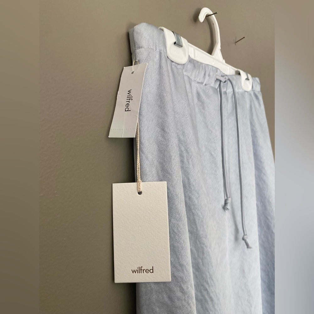 NWT ARITZIA x WILFRED Piano Skirt in Sterling Blue Size XS - Picture 9 of 15
